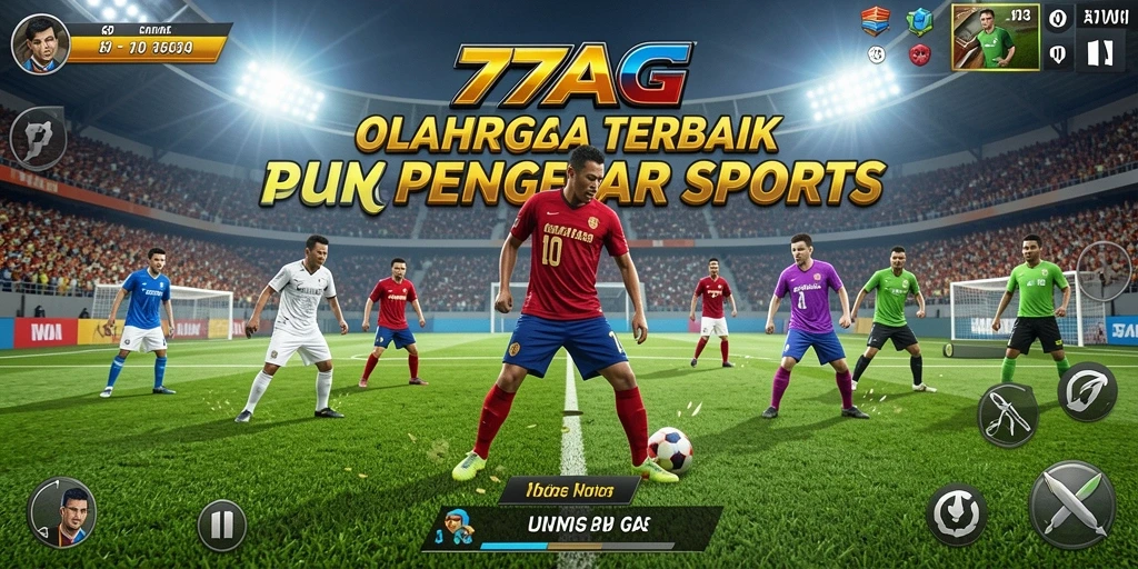 Tampilan gameplay menawan dari 77AG dengan berbagai fitur olahraga.