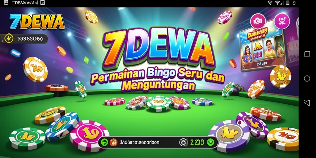 Tampilan gameplay seru di 7DEWA dengan Bingo yang memikat.