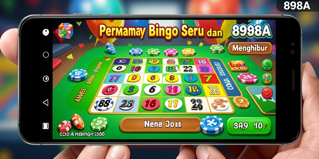 Tampilan menarik dari gameplay Bingo di 898A