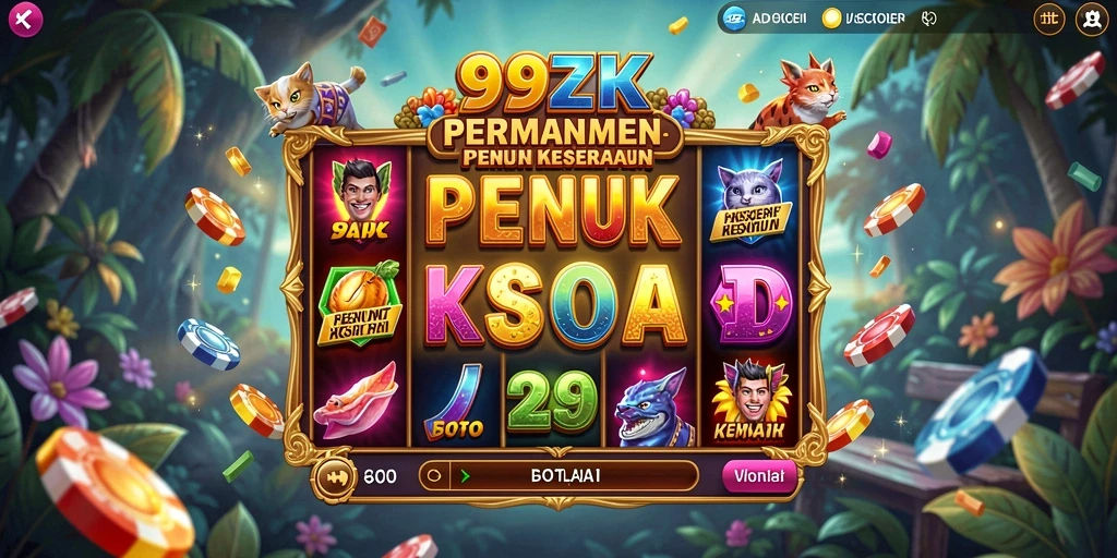 Gambaran visual gameplay Slot yang menakjubkan dari 99ZK.