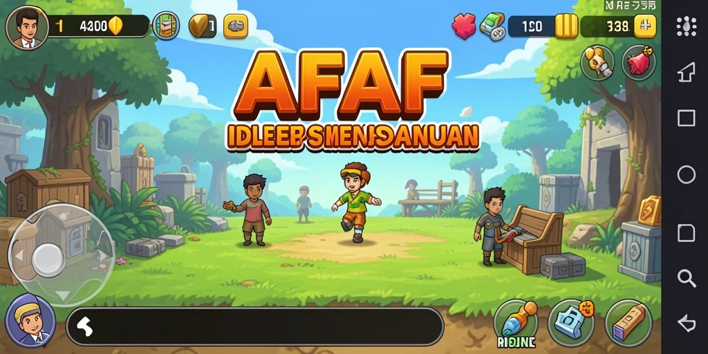 Tampilan gameplay AFAF yang seru dan penuh warna.