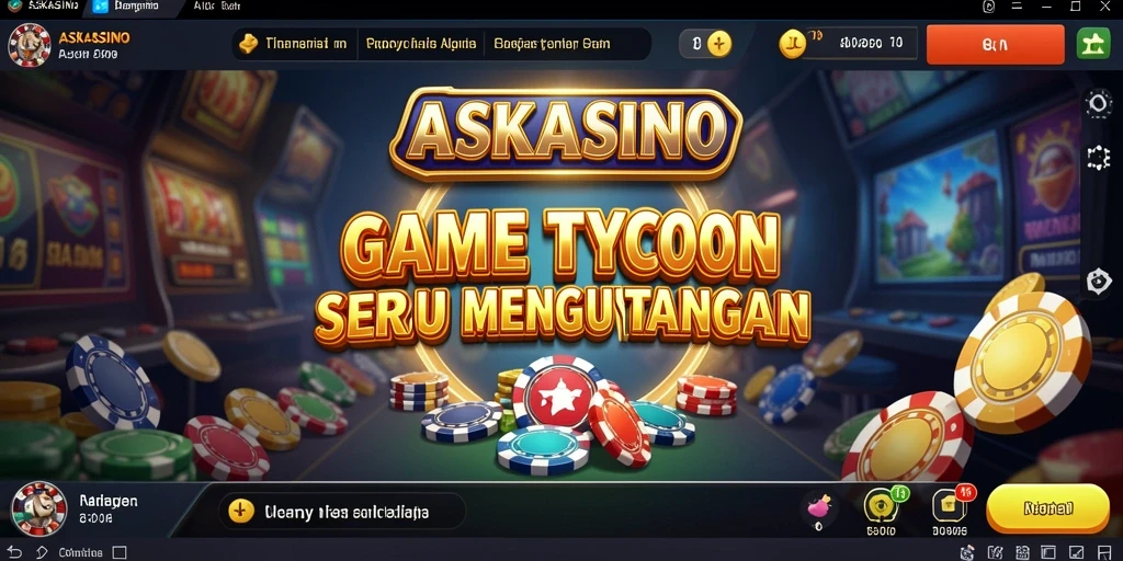 Tampilan gameplay ASKASINO yang menarik dan penuh strategi Tycoon.