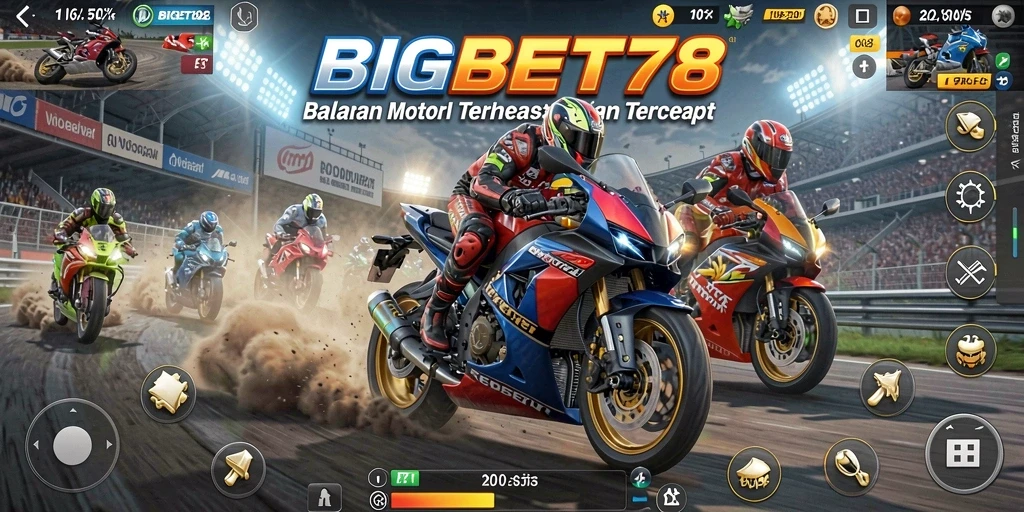 Tampilan gameplay seru dan mendebarkan di BIGBET78.
