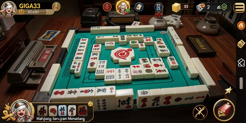 Gameplay seru GIGA33 dalam permainan Mahjong yang menawan.