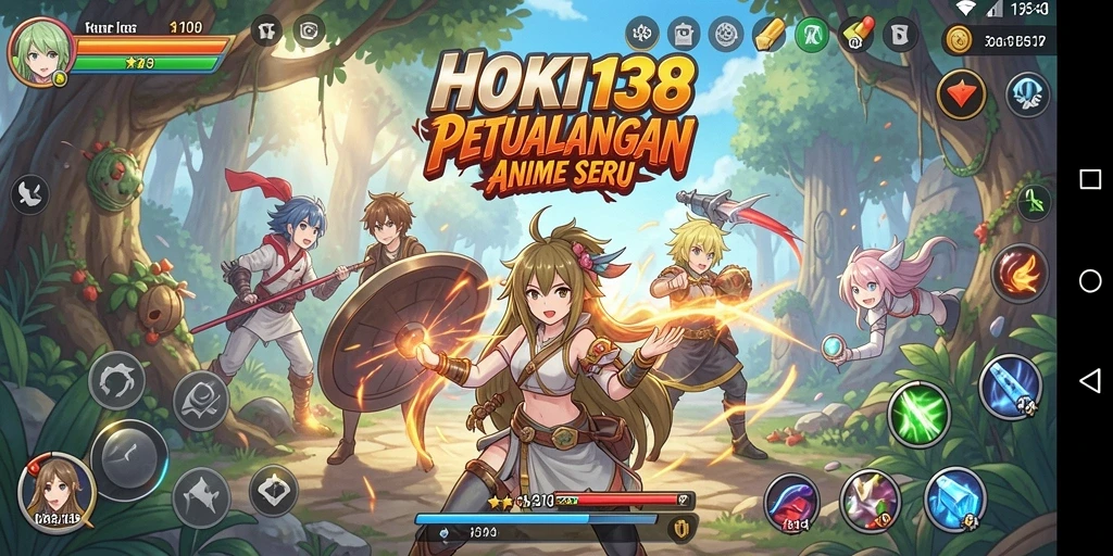 Gameplay HOKI138 dengan karakter anime yang menarik.