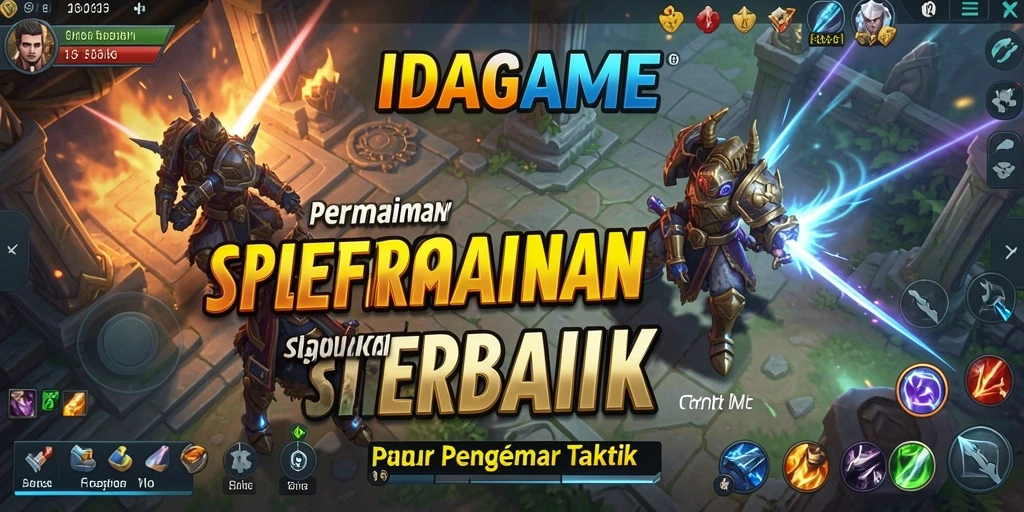 Tampilan gameplay menarik dalam IDAGAME dengan strategi yang mendebarkan.