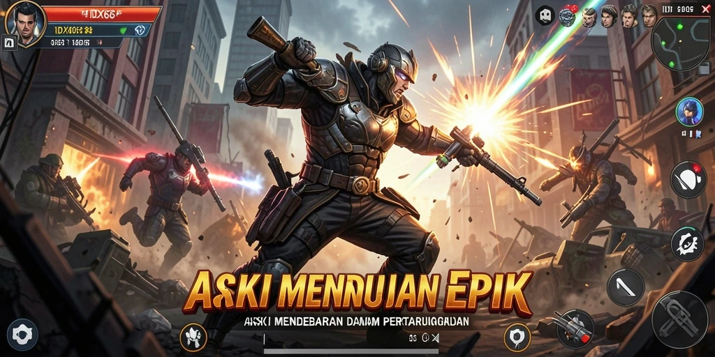 Tangkapan layar gameplay menarik dari IDX66 dengan aksi seru.