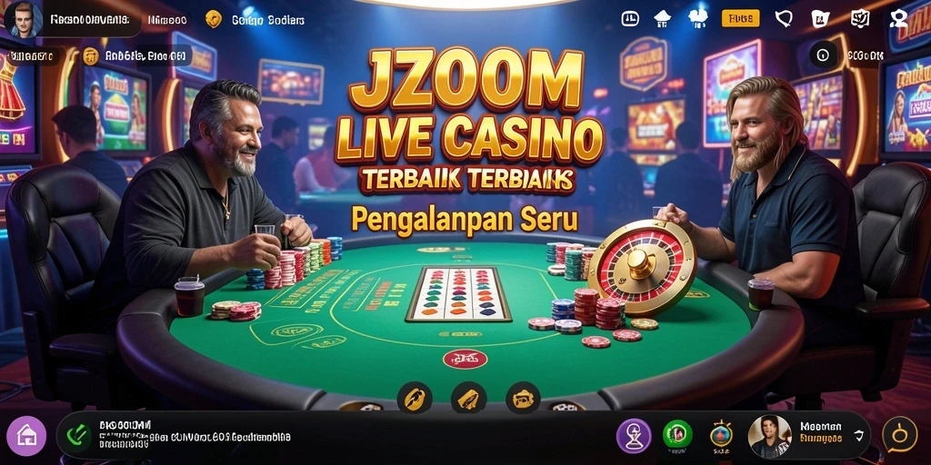 Tampilan gameplay J200M Live Casino yang memukau dan interaktif.