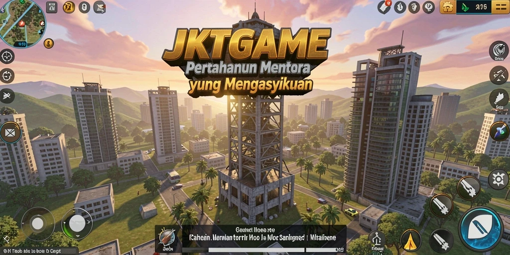 Tampilan gameplay JKTGAME dalam pertempuran Tower Defense yang seru.