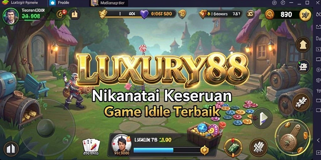 Tampilan gameplay LUXURY88 yang menarik dan interaktif.