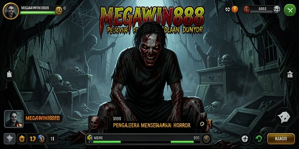 Gameplay menegangkan dan suasana menyeramkan di MEGAWIN888.