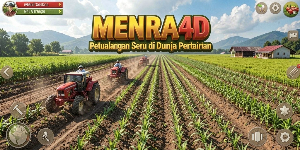 Tampilan menarik saat bertani di MENARA4D.