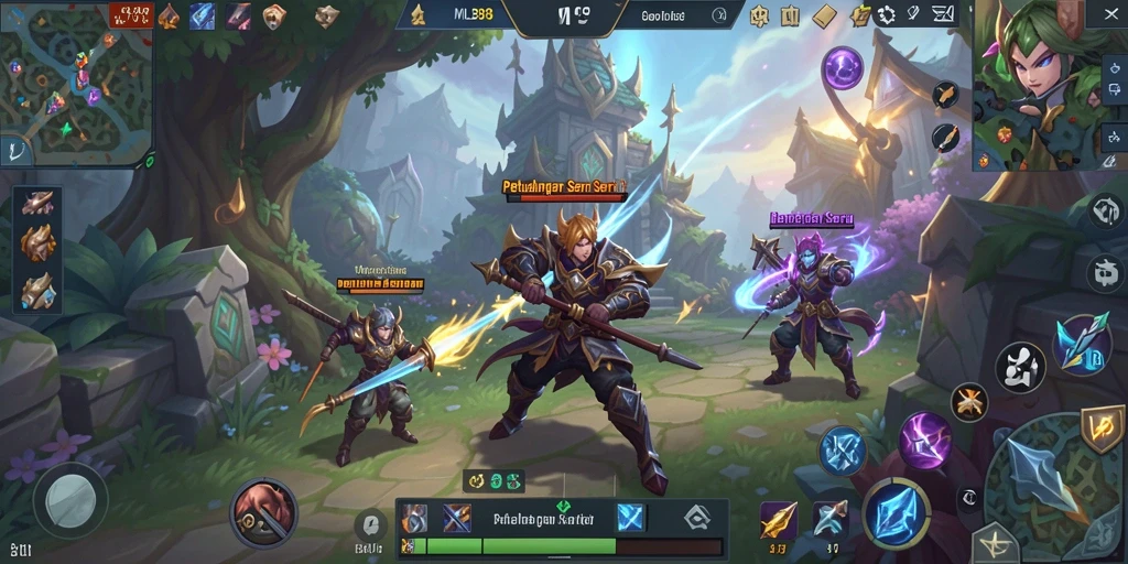 Gameplay MLBB8 yang seru dalam petualangan menakjubkan.