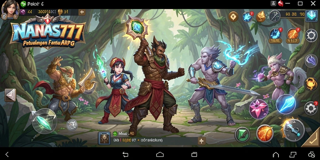 Tampilan menakjubkan dari gameplay <strong>NANAS777</strong> yang penuh aksi.
