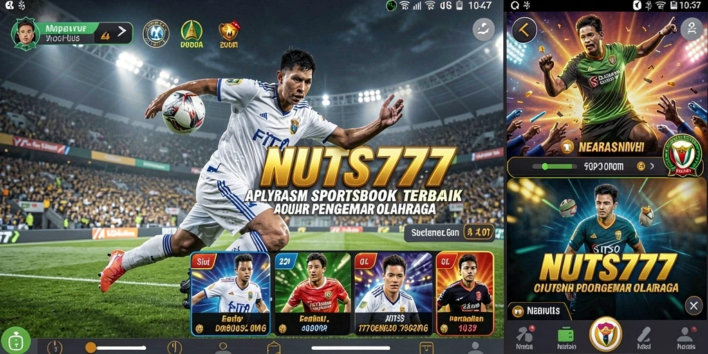 Tampilan screenshot NUTS777 menampilkan antarmuka taruhan sports yang interaktif.