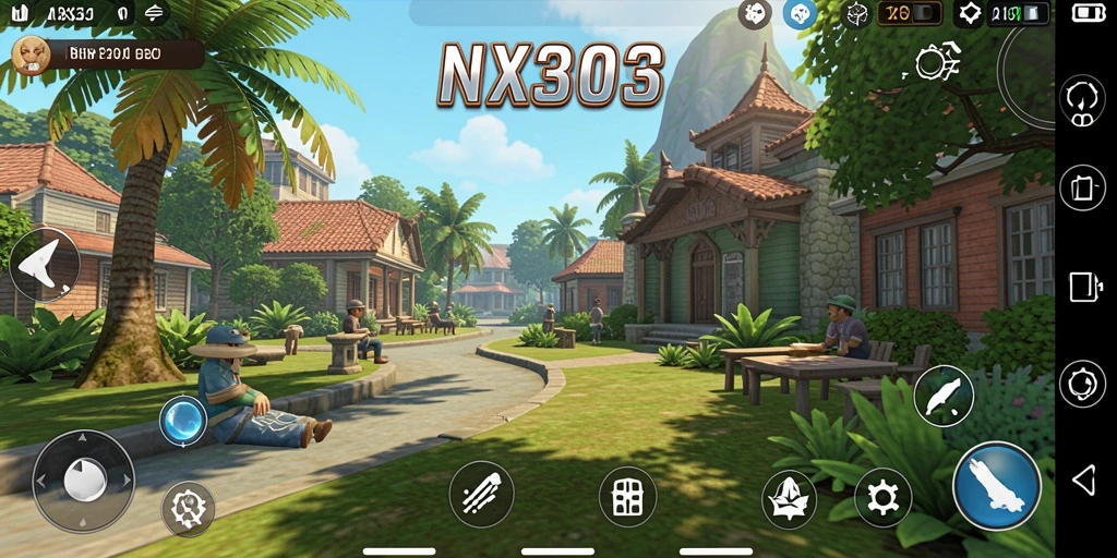 Tangkapan layar gameplay NX303 menampilkan keseruan dan tantangan yang ada.