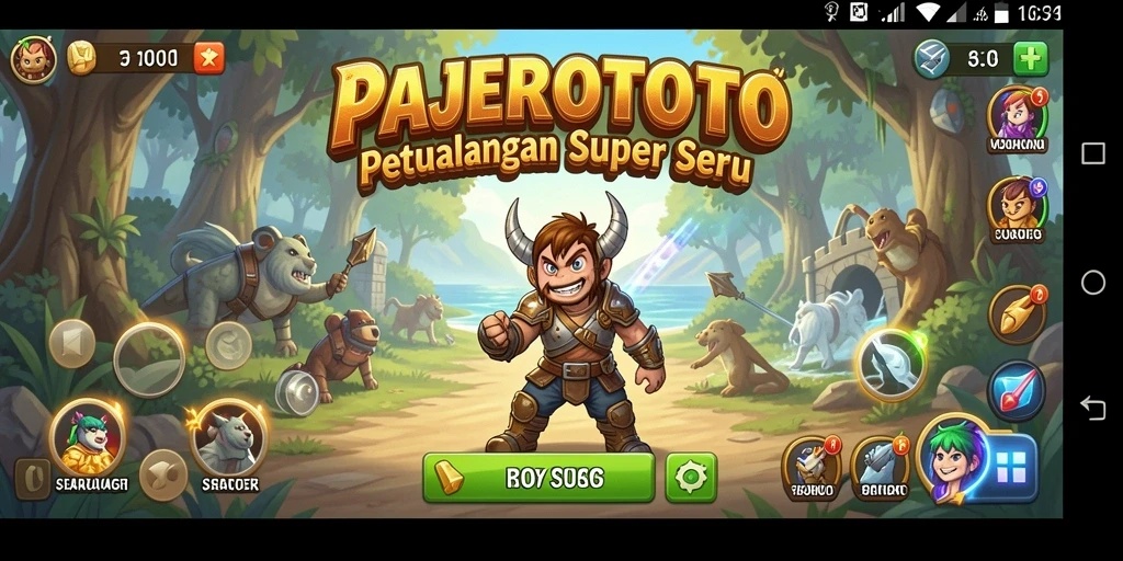 Screenshot gameplay PAJEROTOTO, menunjukkan strategi dan aksi seru.