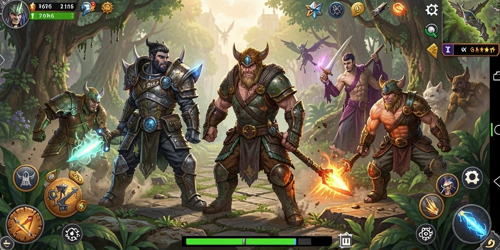 Screenshot gameplay R6R6 menampilkan pertempuran epik dan eksplorasi mendalam.
