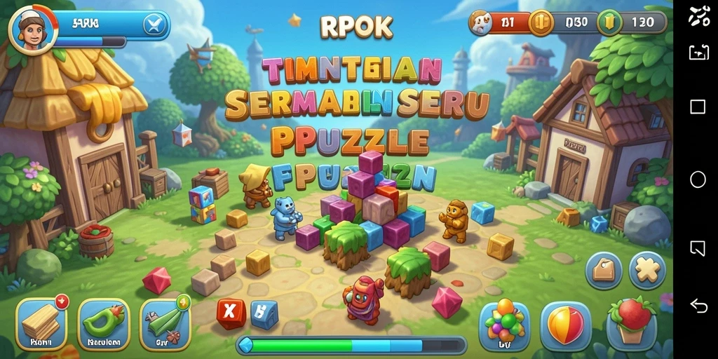 Tampilan gameplay RPOK yang menantang dan menarik.