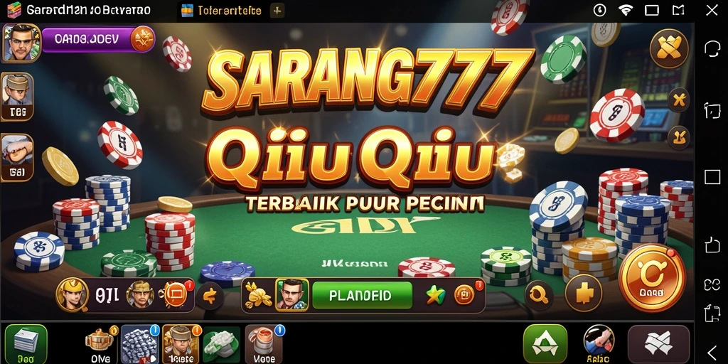 Tangkapan layar permainan QiuQiu yang menarik dan dinamis.