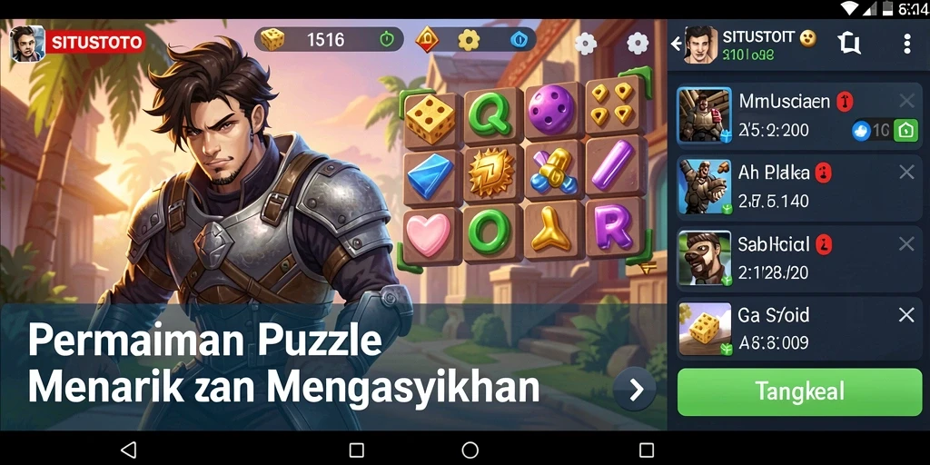 Tampilan gameplay SITUSTOTO yang menantang dan seru.