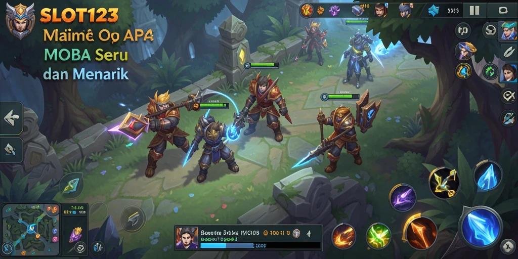 Tangkapan layar gameplay yang menegangkan di SLOT123.