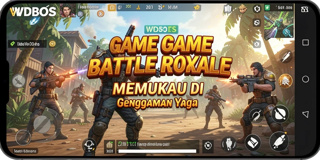 Tampilan mendebarkan dari gameplay WDBOS di medan tempur Battle Royale.
